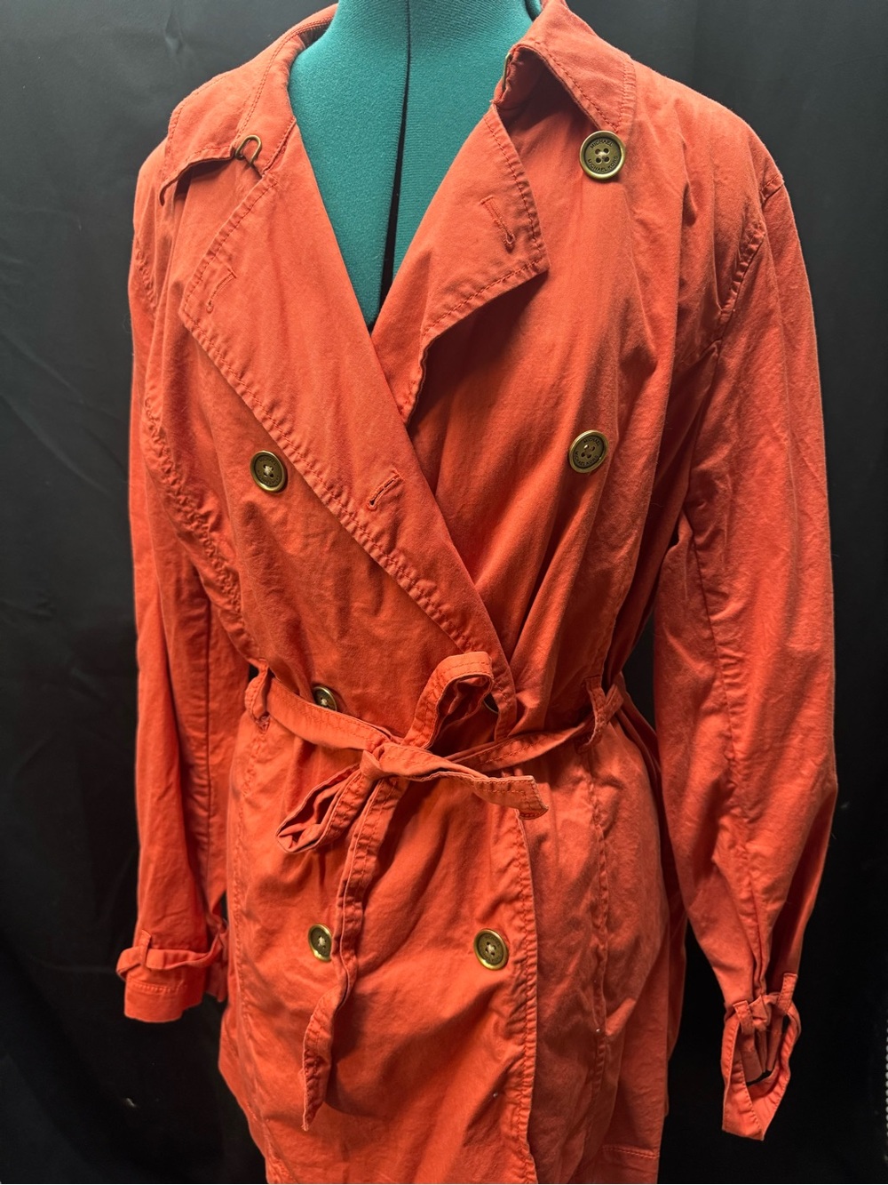 Michael Kors Blush Pink Double-Breasted Trench Coat with Belt